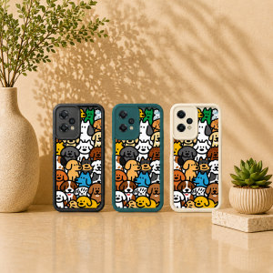Colorful Cartoon Dogs Silicone Case for for OnePlus Nord CE 2 Lite 5G