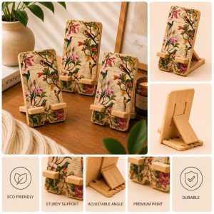 Vintage Bird Garden Bamboo Stand