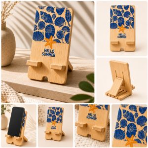 Ocean Breeze Seashell Phone Stand
