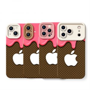 Strawberry Chocolate Delight Silicone Case for Apple iPhone Series