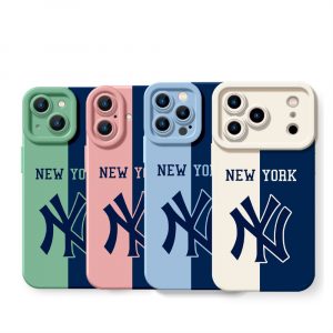 Big Apple Pride Navy and White Tribute Silicone Case for Apple iPhone Series