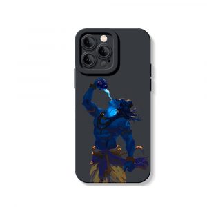 Vibrant Shiva Warrior Art Silicone Case for Apple iPhone Series