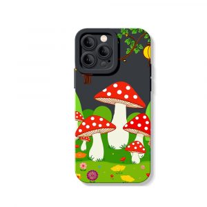 Enchanted Forest Mushrooms Silicone Case for Apple iPhone Series
