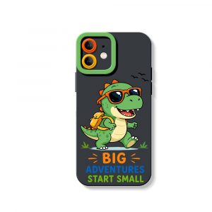 Adventure Dino Delight Silicone Case for Apple iPhone Series