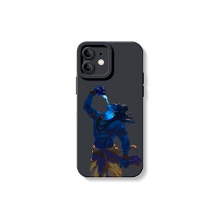 Vibrant Shiva Warrior Art Silicone Case for Apple iPhone Series