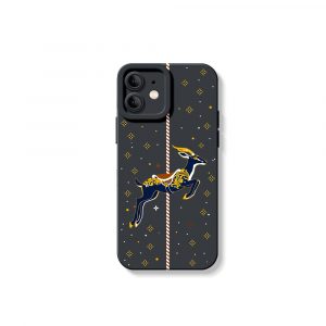Starry Night Carousel Deer Silicone Case for Apple iPhone Series