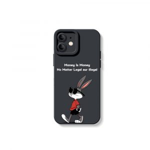 Cool Rabbit Vibe Money Talk Silicone Case for Apple iPhone Series
