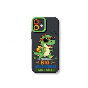 Adventure Dino Delight Silicone Case for Apple iPhone Series