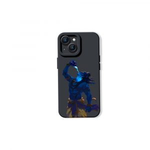 Vibrant Shiva Warrior Art Silicone Case for Apple iPhone Series
