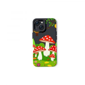 Enchanted Forest Mushrooms Silicone Case for Apple iPhone Series