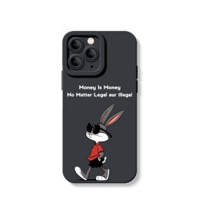 Cool Rabbit Vibe Money Talk Silicone Case for Apple iPhone Series