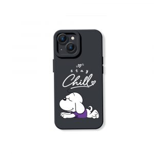 Stay Chill Pup Silicone Case for Apple iPhone Series