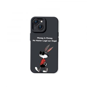 Cool Rabbit Vibe Money Talk Silicone Case for Apple iPhone Series