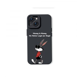 Cool Rabbit Vibe Money Talk Silicone Case for Apple iPhone Series