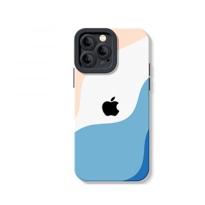 Serene Waves Design Silicone Case for Apple iPhone Series