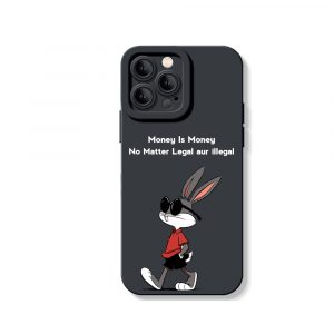 Cool Rabbit Vibe Money Talk Silicone Case for Apple iPhone Series