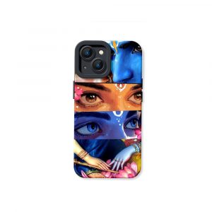 Enchanting Portraits Vibrant Artistry Silicone Case for Apple iPhone Series