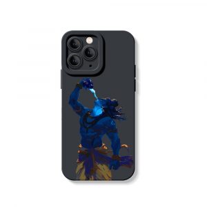 Vibrant Shiva Warrior Art Silicone Case for Apple iPhone Series