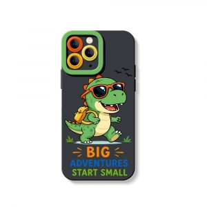 Adventure Dino Delight Silicone Case for Apple iPhone Series