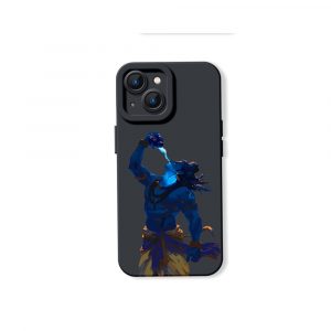 Vibrant Shiva Warrior Art Silicone Case for Apple iPhone Series