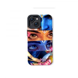 Enchanting Portraits Vibrant Artistry Silicone Case for Apple iPhone Series