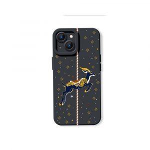 Starry Night Carousel Deer Silicone Case for Apple iPhone Series