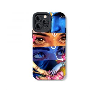 Enchanting Portraits Vibrant Artistry Silicone Case for Apple iPhone Series