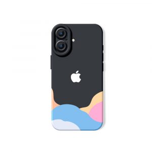 Dreamy Horizon Color Block Silicone Case for Apple iPhone Series