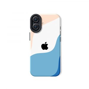 Serene Waves Design Silicone Case for Apple iPhone Series