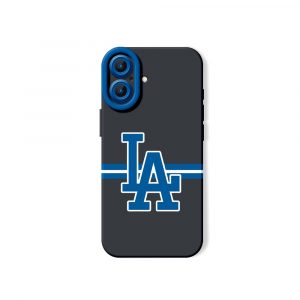 Urban Blue Line Design Silicone Case for Apple iPhone Series