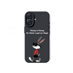 Cool Rabbit Vibe Money Talk Silicone Case for Apple iPhone Series
