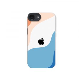 Serene Waves Design Silicone Case for Apple iPhone Series