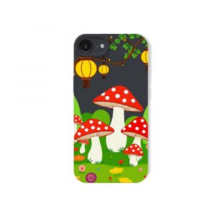 Enchanted Forest Mushrooms Silicone Case for Apple iPhone Series