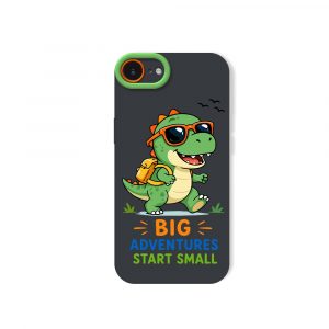 Adventure Dino Delight Silicone Case for Apple iPhone Series