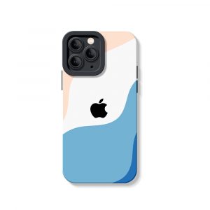 Serene Waves Design Silicone Case for Apple iPhone Series