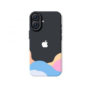 Dreamy Horizon Color Block Silicone Case for Apple iPhone Series