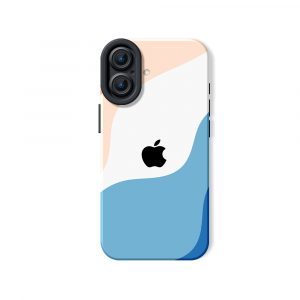 Serene Waves Design Silicone Case for Apple iPhone Series
