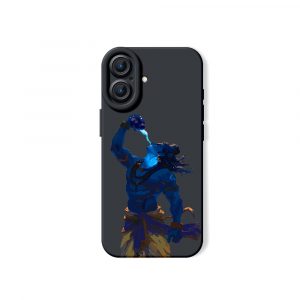 Vibrant Shiva Warrior Art Silicone Case for Apple iPhone Series