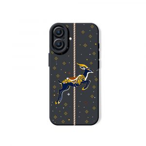 Starry Night Carousel Deer Silicone Case for Apple iPhone Series