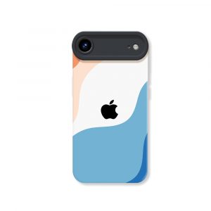 Serene Waves Design Silicone Case for Apple iPhone Series