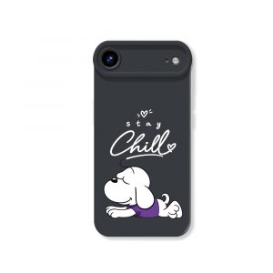 Stay Chill Pup Silicone Case for Apple iPhone Series