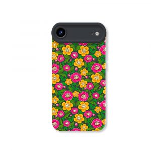 Vibrant Floral Fiesta Silicone Case for Apple iPhone Series