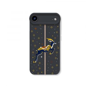 Starry Night Carousel Deer Silicone Case for Apple iPhone Series