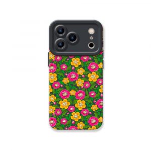 Vibrant Floral Fiesta Silicone Case for Apple iPhone Series