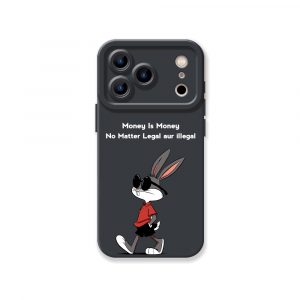 Cool Rabbit Vibe Money Talk Silicone Case for Apple iPhone Series