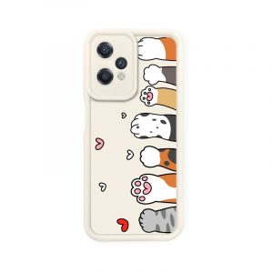 Paws and Hearts Playful Silicone Case for OnePlus Nord CE 2 Lite 5G