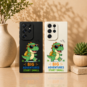 Dino Adventures Cool Journey Silicone Case for Samsung S24 Ultra