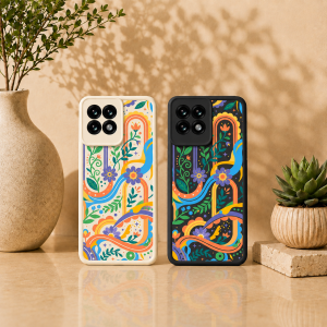 Vibrant Floral Waves Silicone Case for OnePlus 11R 5G