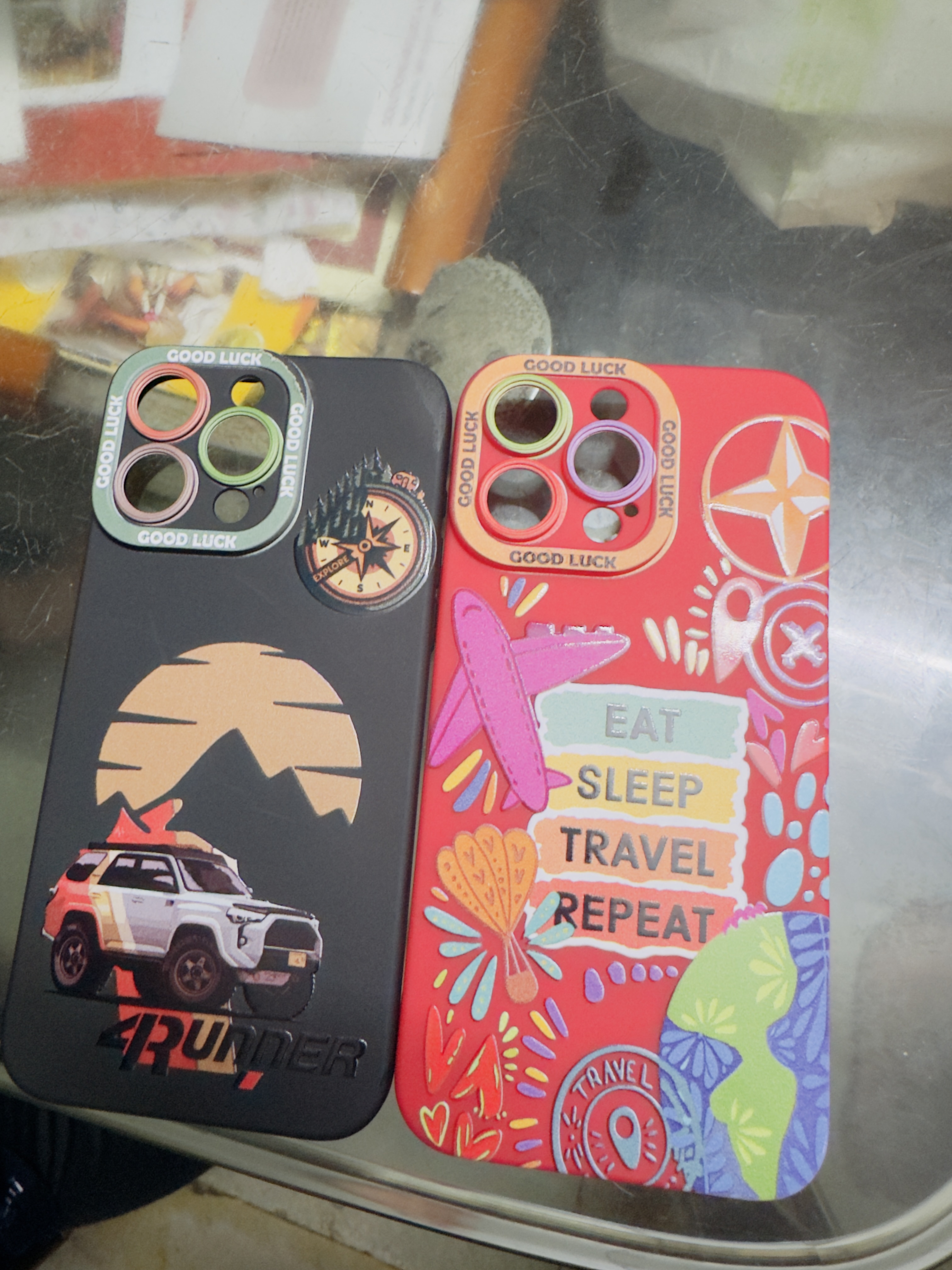 Customer photo of Travel Vibes Adventure Silicone Case for Apple iPhone Series
