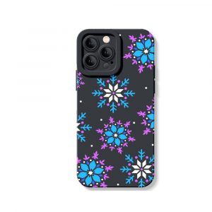 Winter Wonderland Snowflake Silicone Case for Apple iPhone Series
